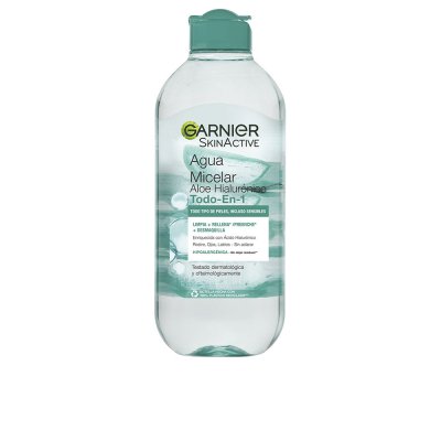 Skinactive agua micelar aloe hialurónico todo en 1 todo tipo pieles 400 ml