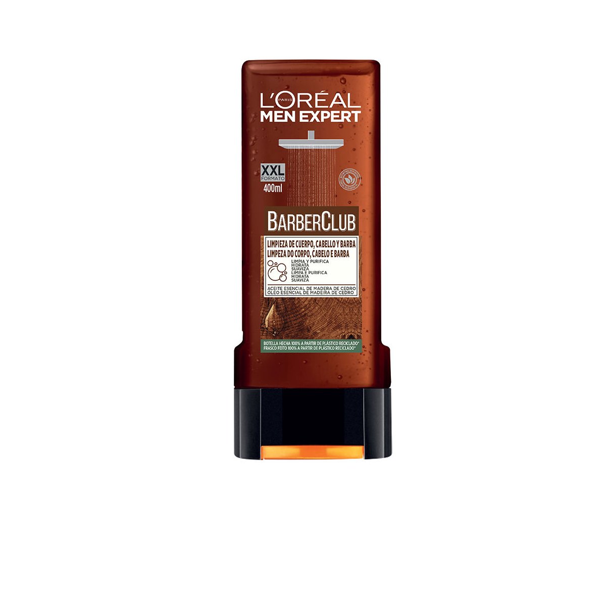 Men Expert Barber Club gel ducha aceite esencial 400 ml