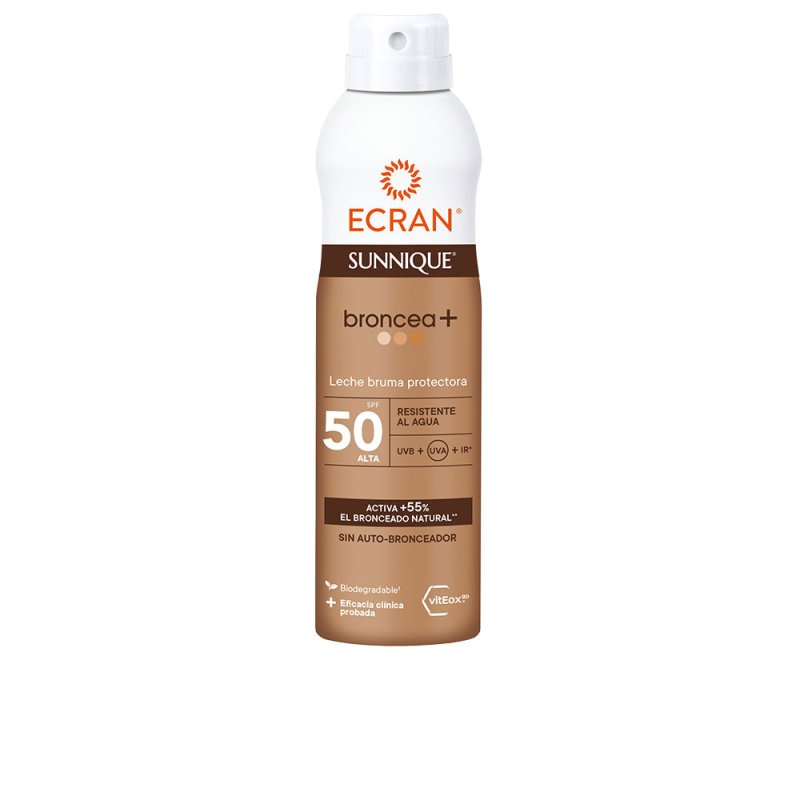 Ecran Sunnique Broncea+ bruma protectora Spf50 250 ml