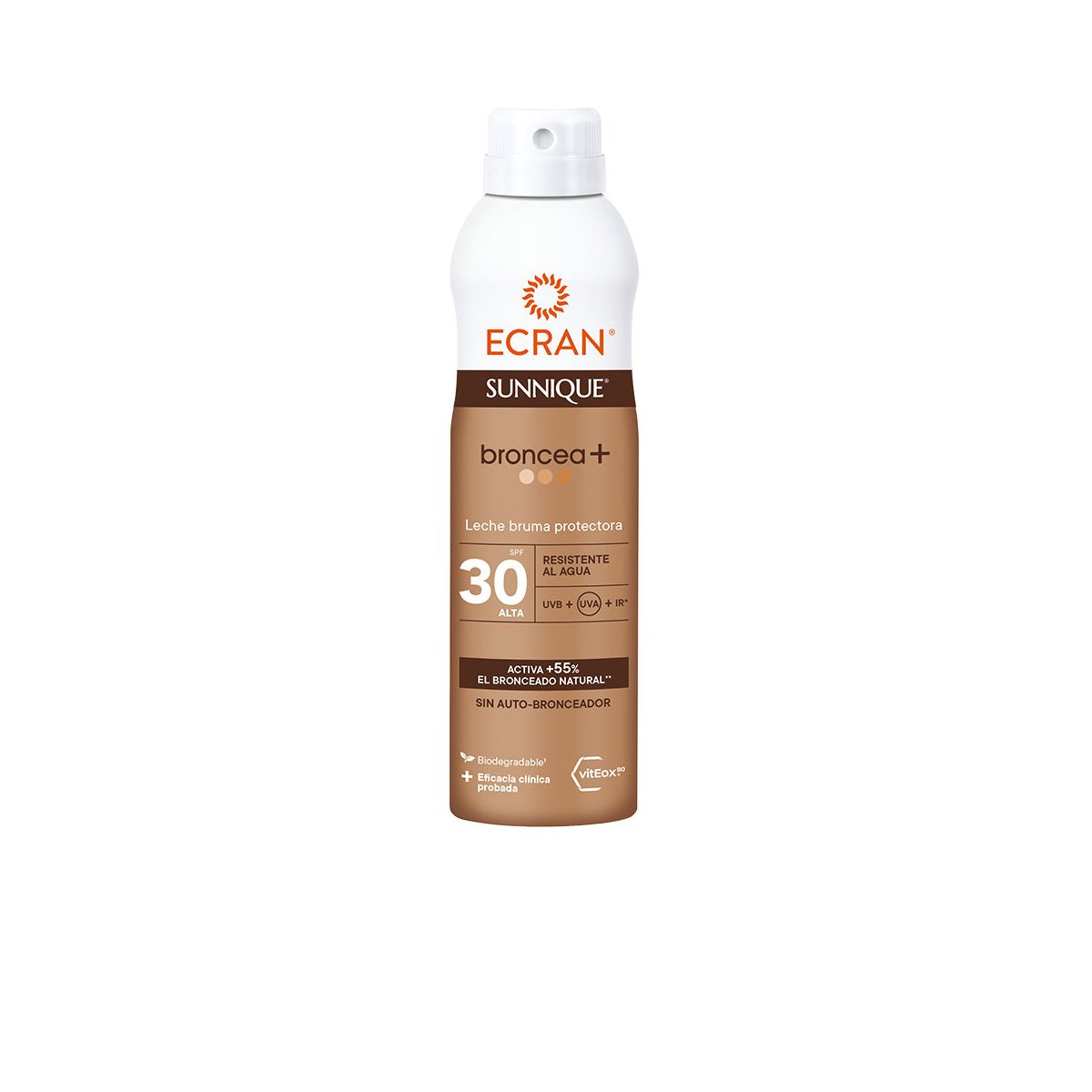 Ecran Sunnique Broncea+ bruma protectora Spf30 250 ml