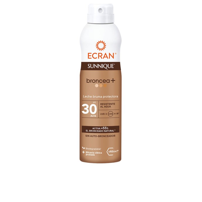 Ecran Sunnique Broncea+ bruma protectora Spf30 250 ml