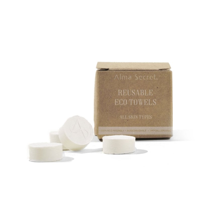 Reusable Eco-Towels toallitas comprimidas 15 u