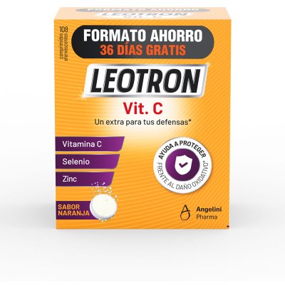 Vitamina C triple acción comprimidos efervescentes 72 + 36 de regalo Naranja 54 u
