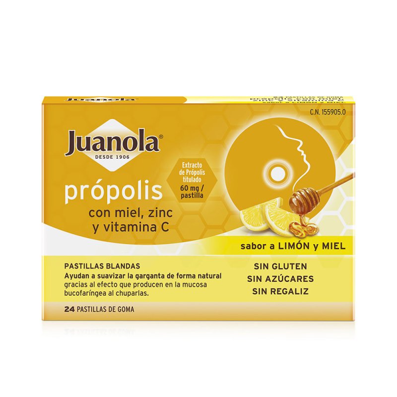Própolis Limón miel gummies 24 u