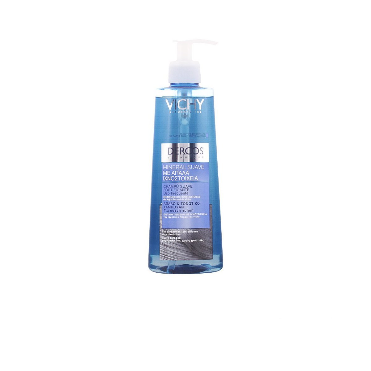 Dercos Technique champú mineral uso frecuente limpieza suave y efectiva 400 ml