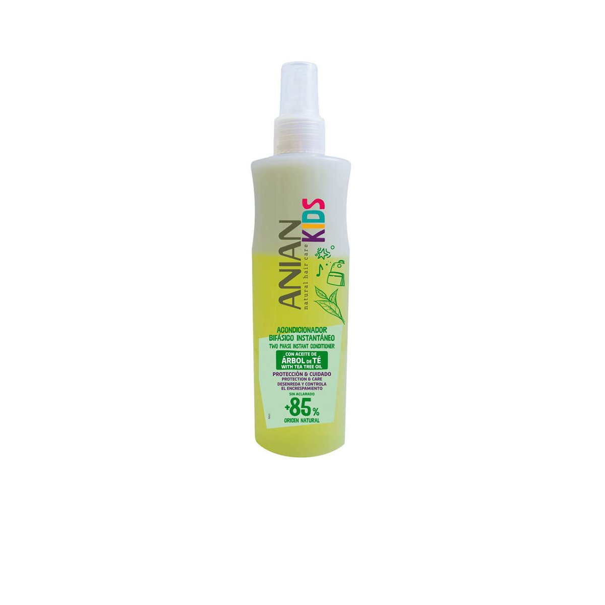Bifásico acondicionador con aceite de árbol del té 250 ml