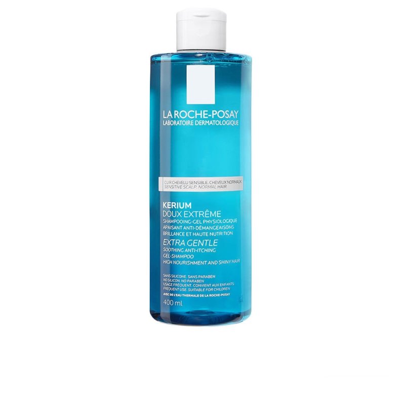 Kerium Doux champú fisiológico en gel, para cuero cabelludo sensible 400 ml