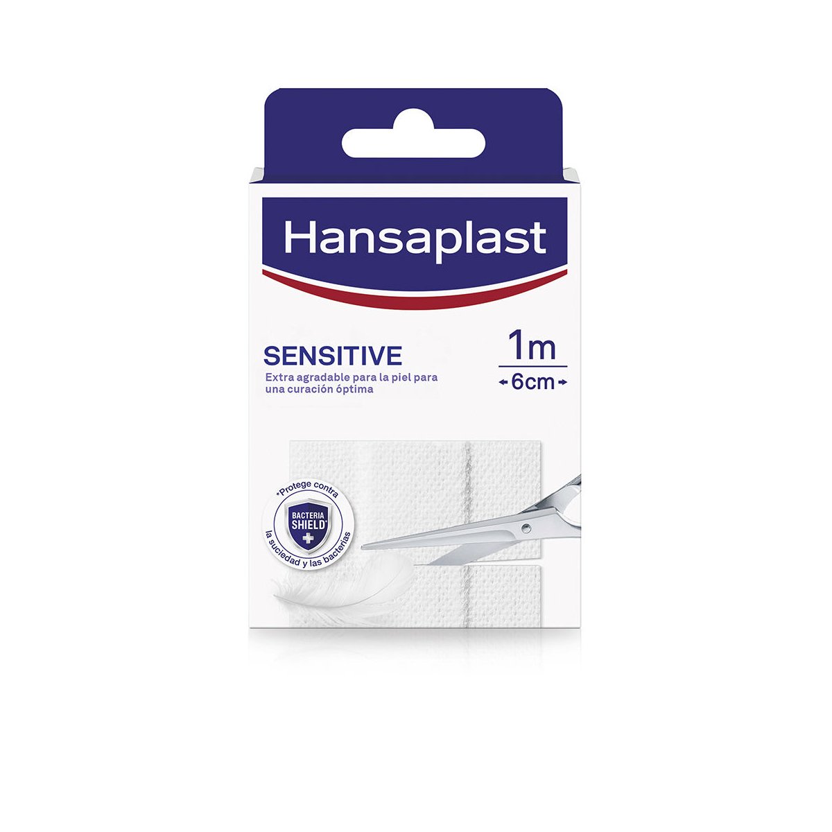 HP Sensitive apósitos tira 1m x 6 cm 1 u