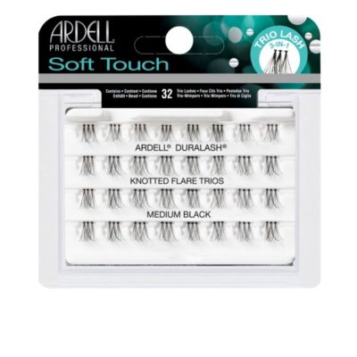 Ardell Lash Trios knot-free soft touch medium black 32 u