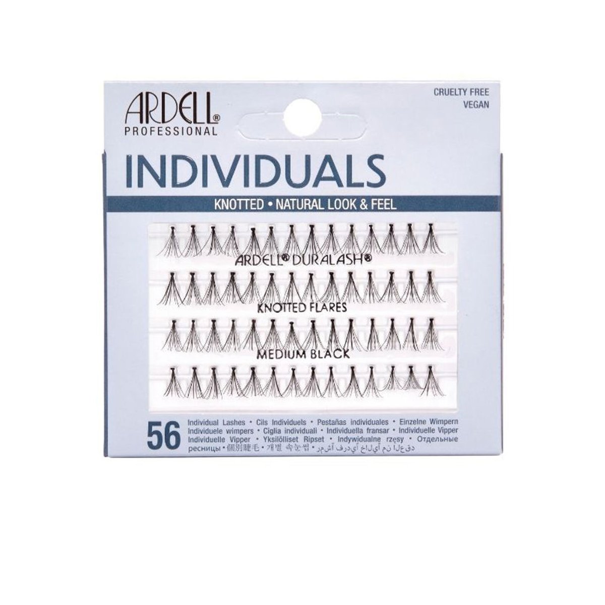 Ardell Individuals knotted flares medium black 56 u