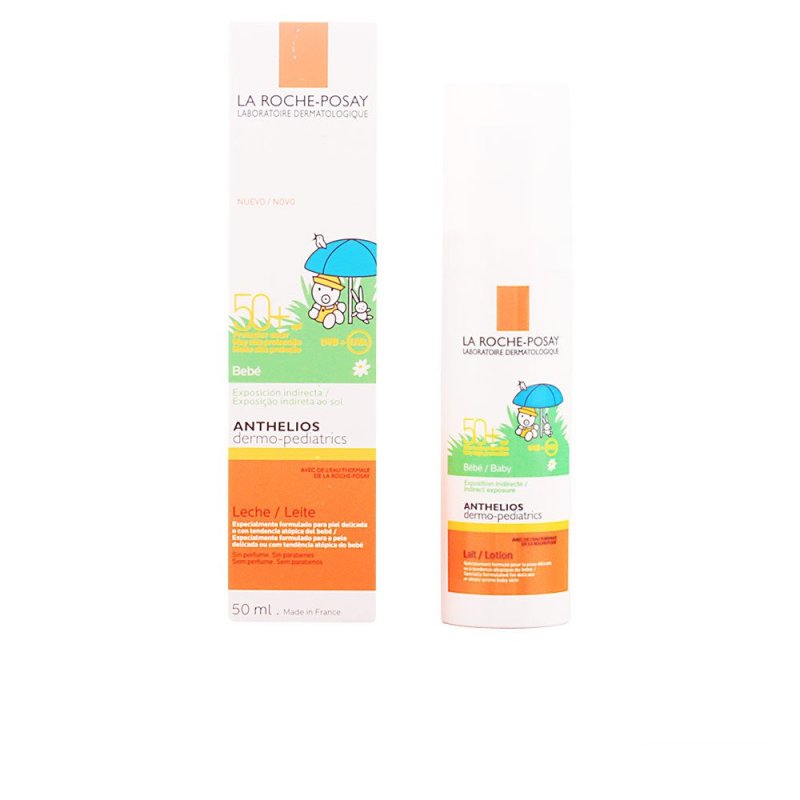 Anthelios Dermo-Pediatrics leche bebé protector solar para bebé, Spf50+ 50 ml