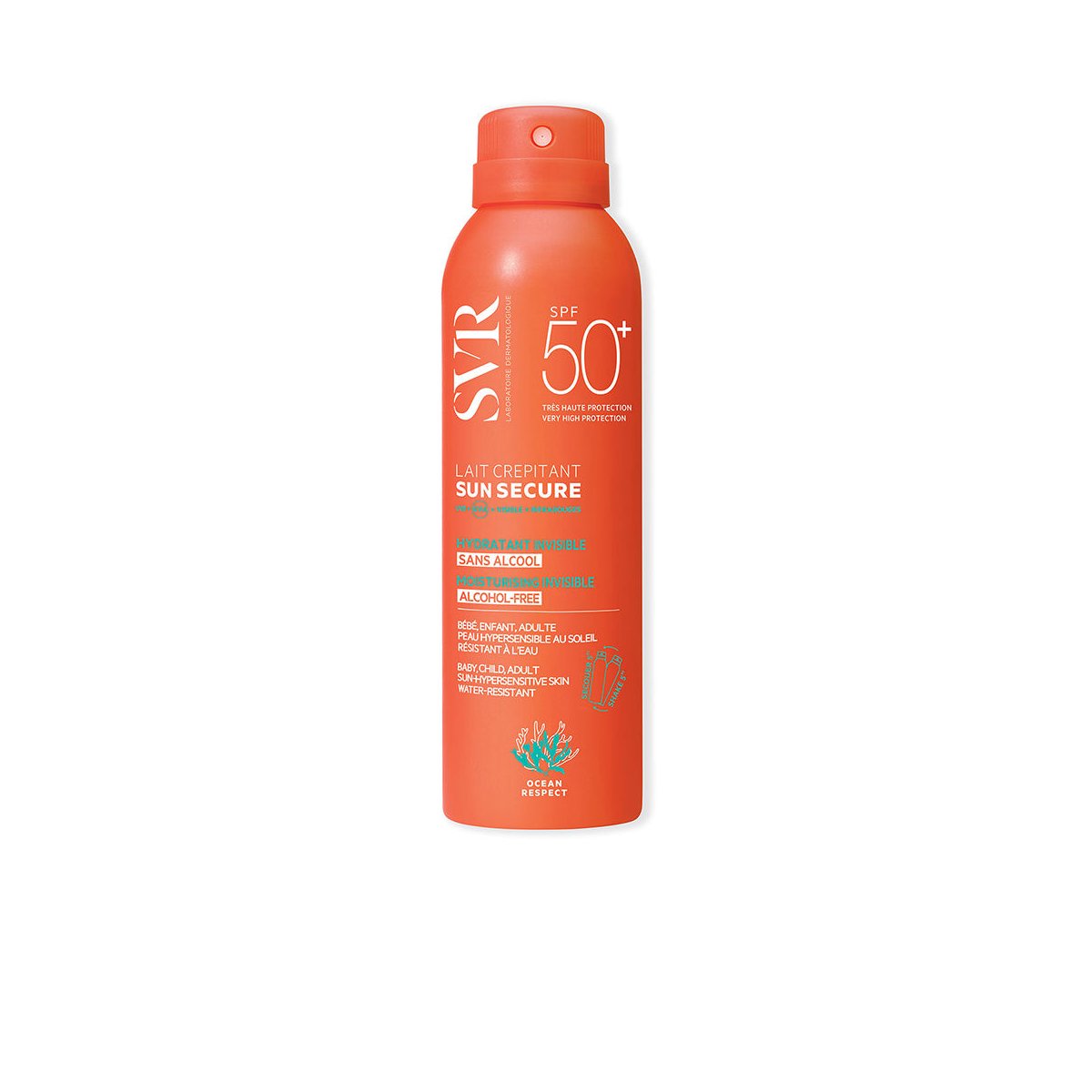 Sun Secure lait crepitant Spf50+ 200 ml