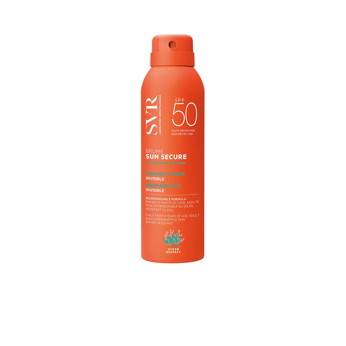 Sun Secure brume fraíche et légére Spf50 200 ml