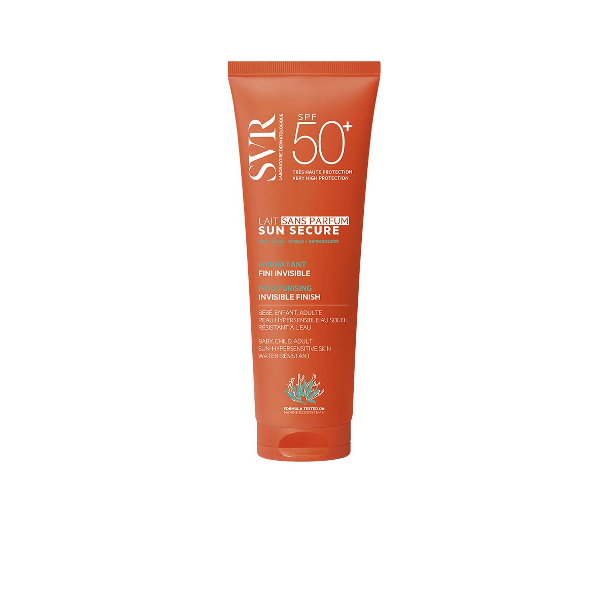 Sun Secure lait sans parfum Spf50+ 250 ml