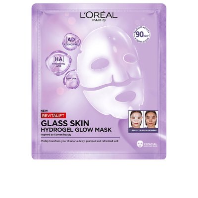Revitalift Glass Skin hydrogel glow mask 1 u