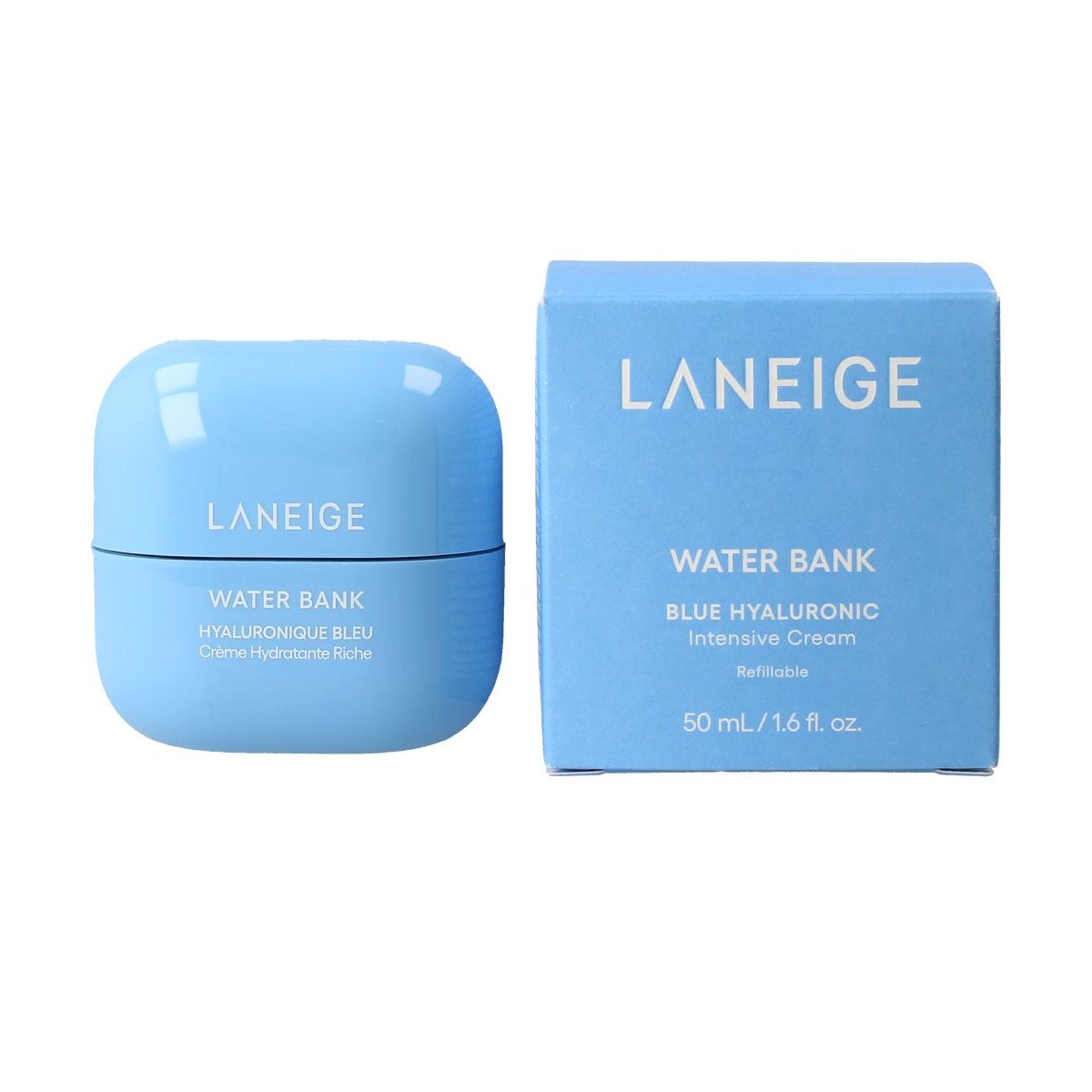 Water Bank crema hialurónica intensiva azul 50 ml