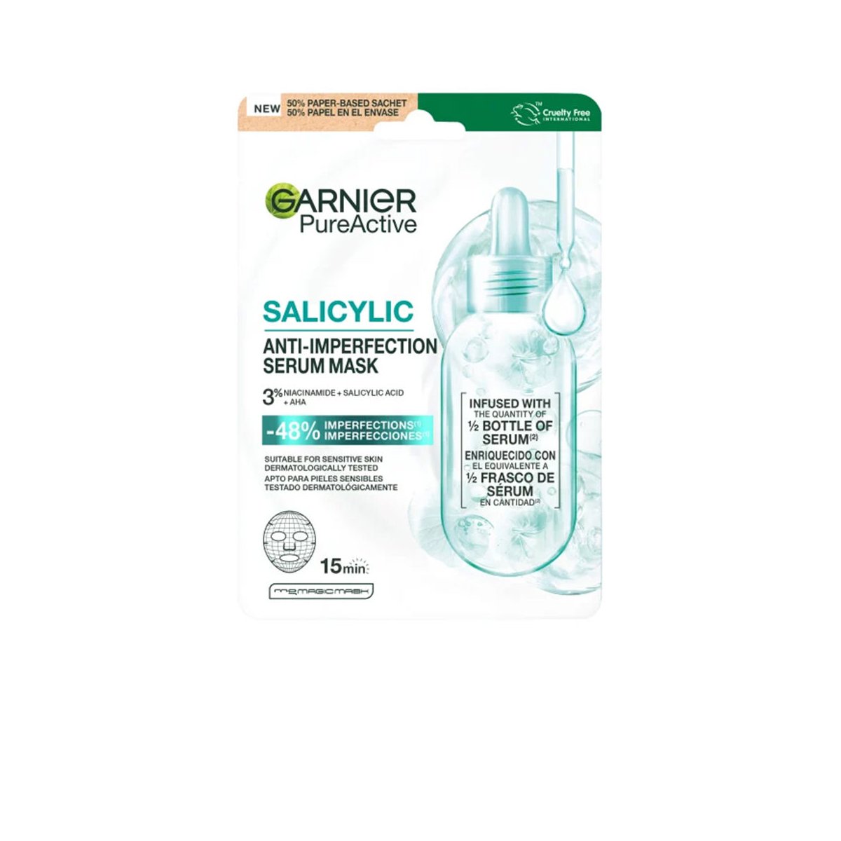 Pure Active Salicylic anti-imperfecion serum mask 1 u