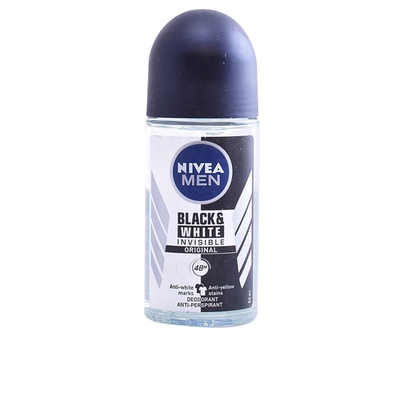 Men Black & White Invisible deo roll-on 50 ml