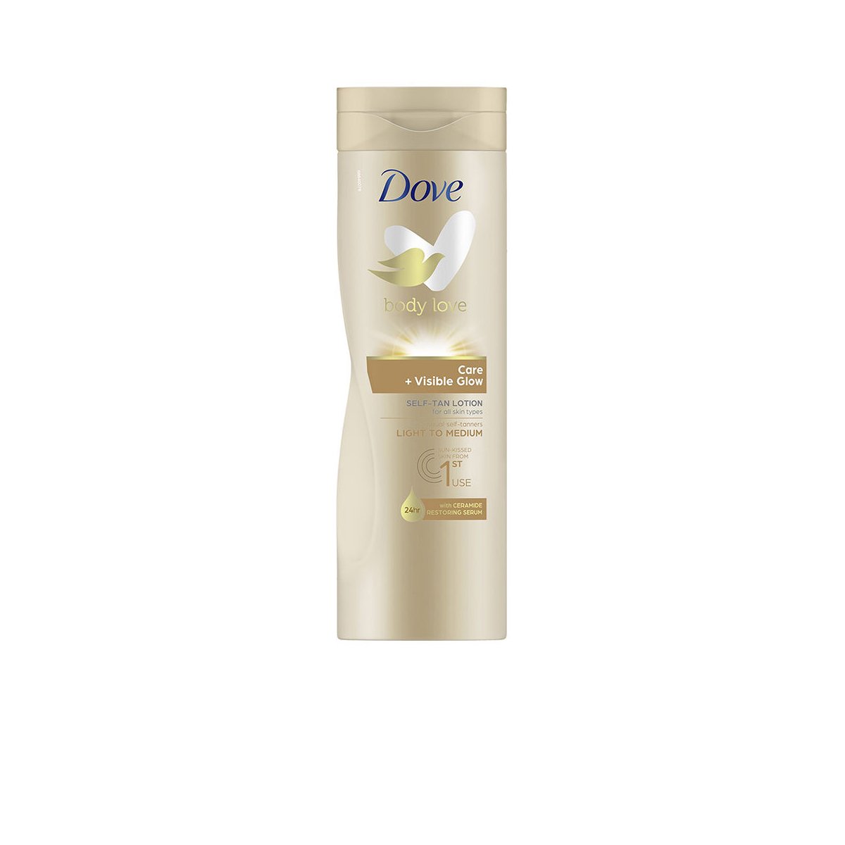 Visible Glow loción corporal autobronceadora tono medio 400 ml