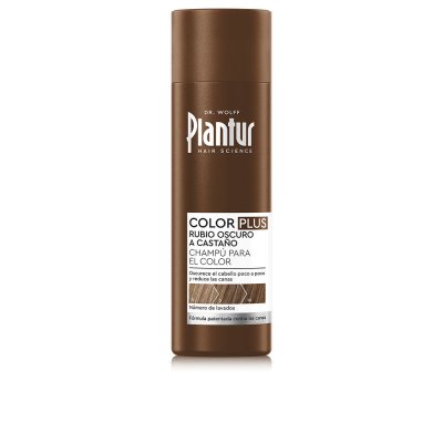 Color Plus rubio oscuro a castaño, champú para el color 200 ml