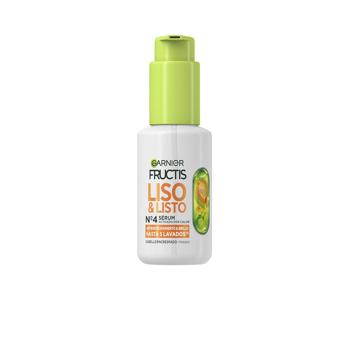 Fructis Liso & Listo Nº4 sérum antiencrespamiento activado por calor 50 ml