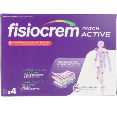 Fisiocrem parche active 4 u