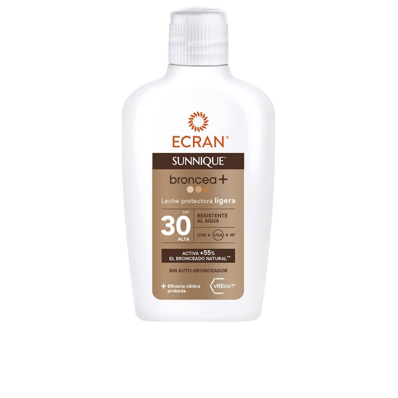 Ecran Sunnique Broncea+ leche protectora Spf30 200 ml