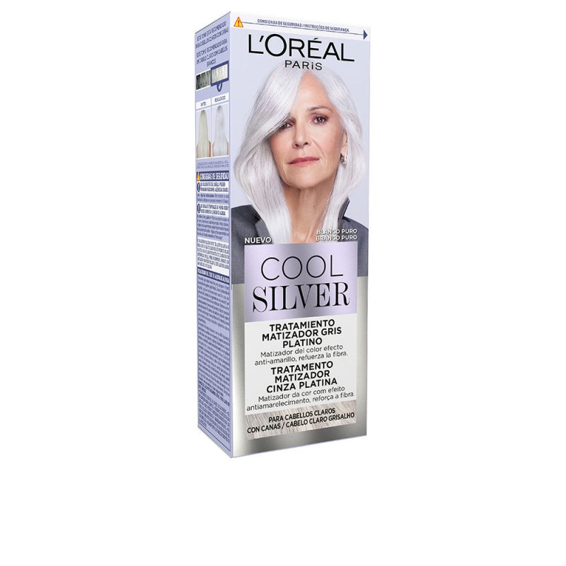 Cool Silver tratamiento matizador gris platino Blanco Puro 1 u