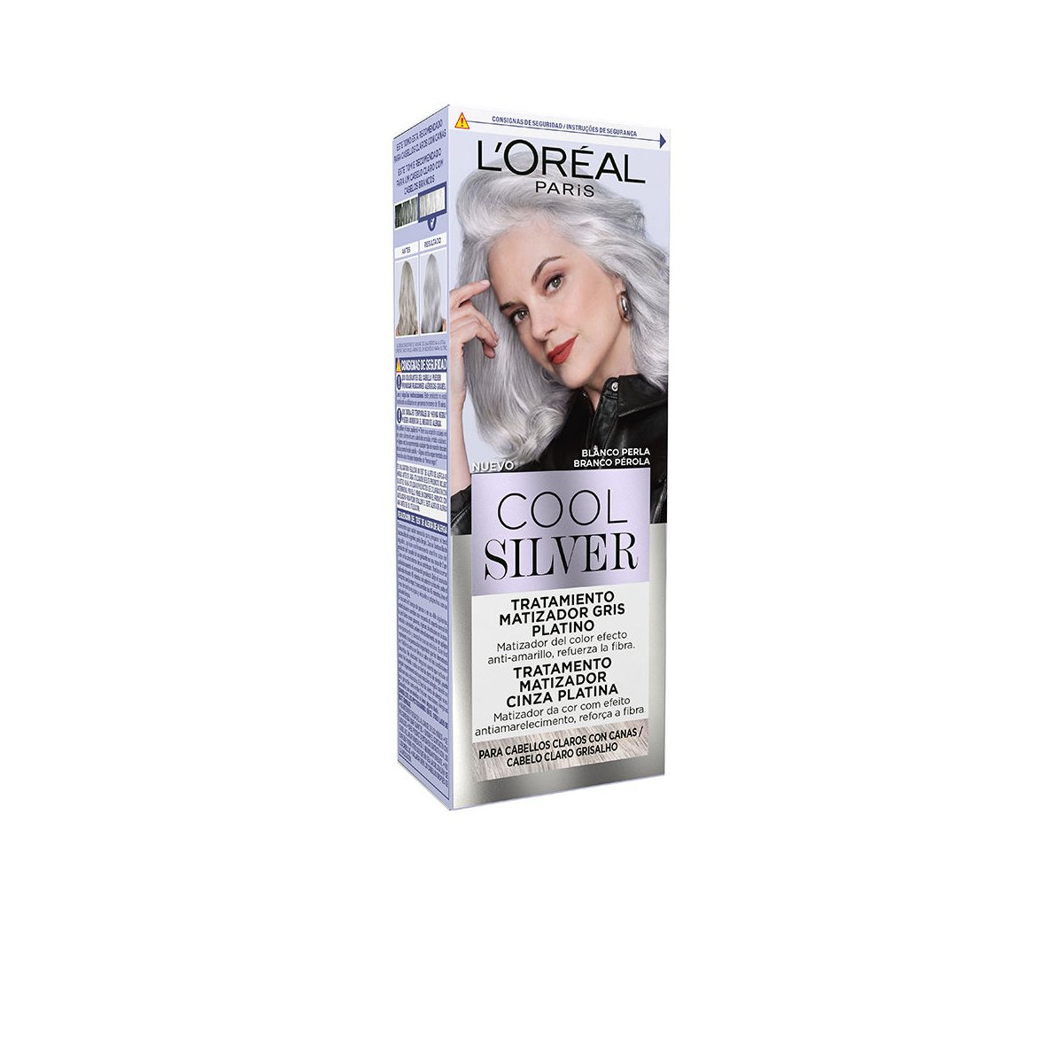 Cool Silver tratamiento matizador gris platino Blanco Puro 1 u