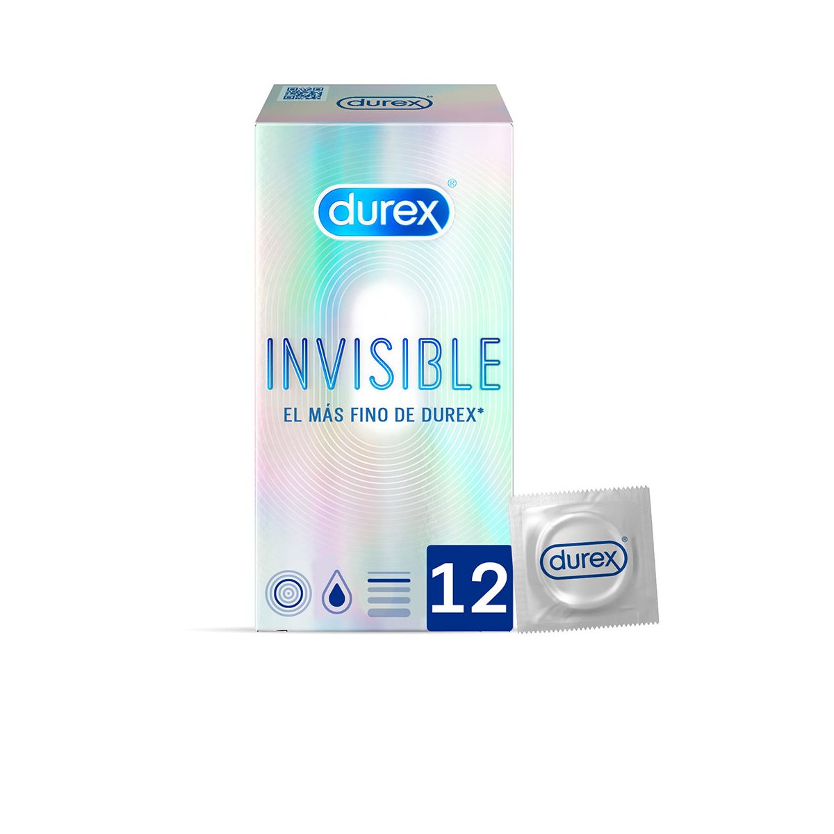 Invisible extra sensitivo preservativos 12 u