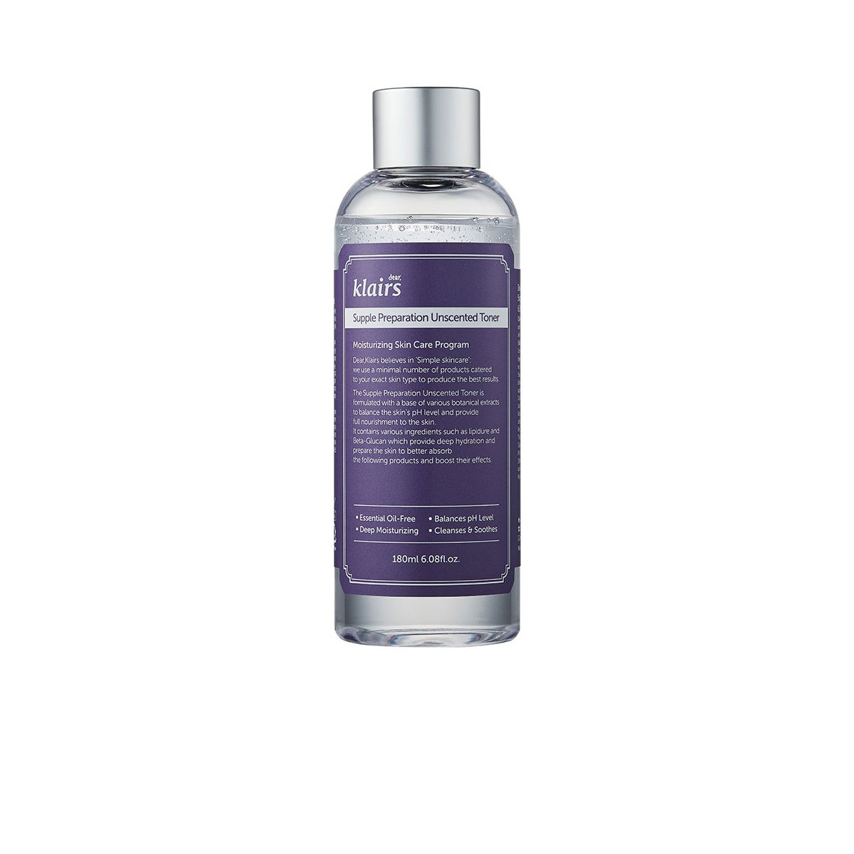 Supple Preparation unscented toner 180 ml