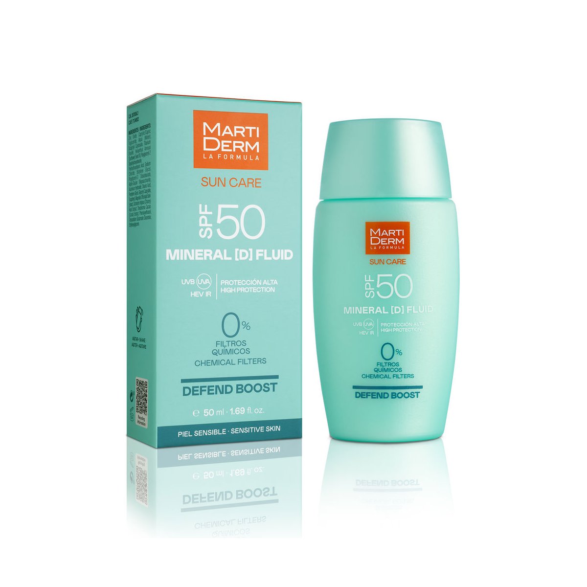 Sun Care Mineral [D] protector solar fluido Spf50 50 ml