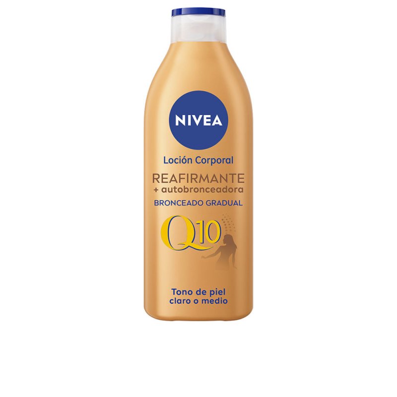 Q10+ Reafirmante + autobronceadora loción corporal 400 ml
