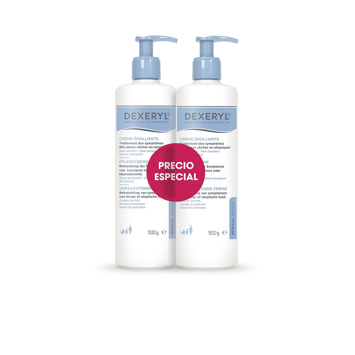 Crema Emoliente pack 2 x 500 gr