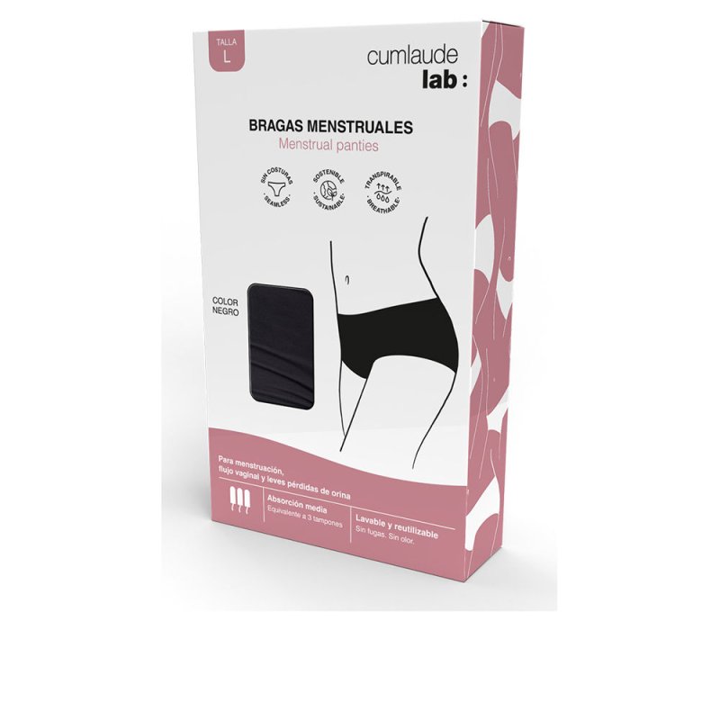 Cumlaude Lab Bragas Menstruales absorción media-alta L 1 u