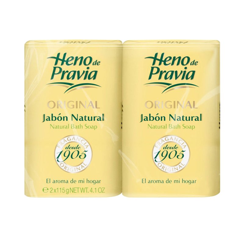 Heno de Pravia Original jabón natural pack 2 x 115 gr
