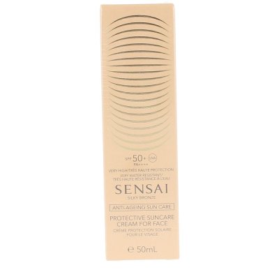 Silky Bronze protective suncare cream for face Spf50+ 50 ml