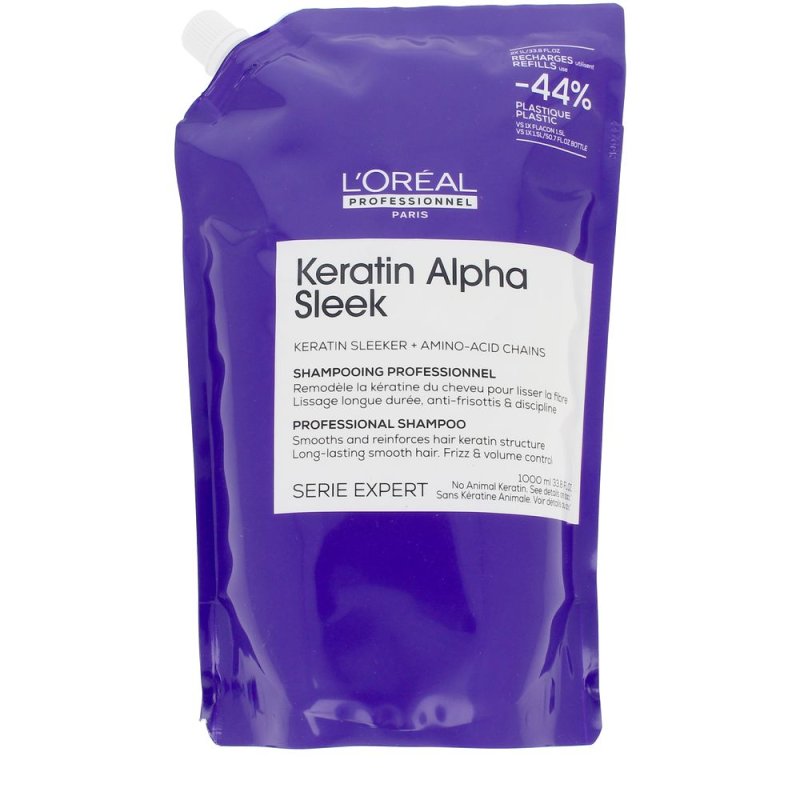 Keratin Alpha Sleek champú recarga