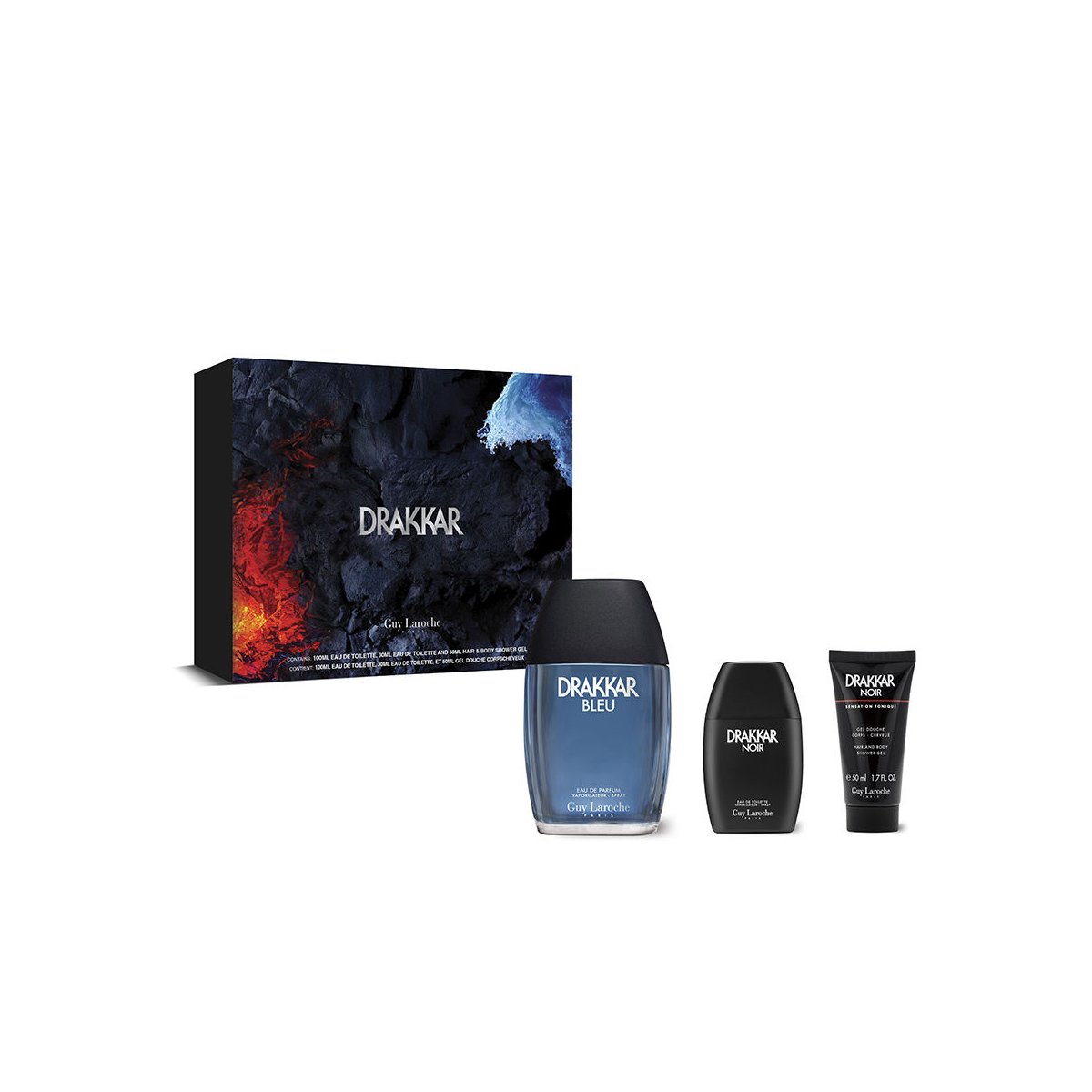 Drakkar Bleu Estuche 3 pz