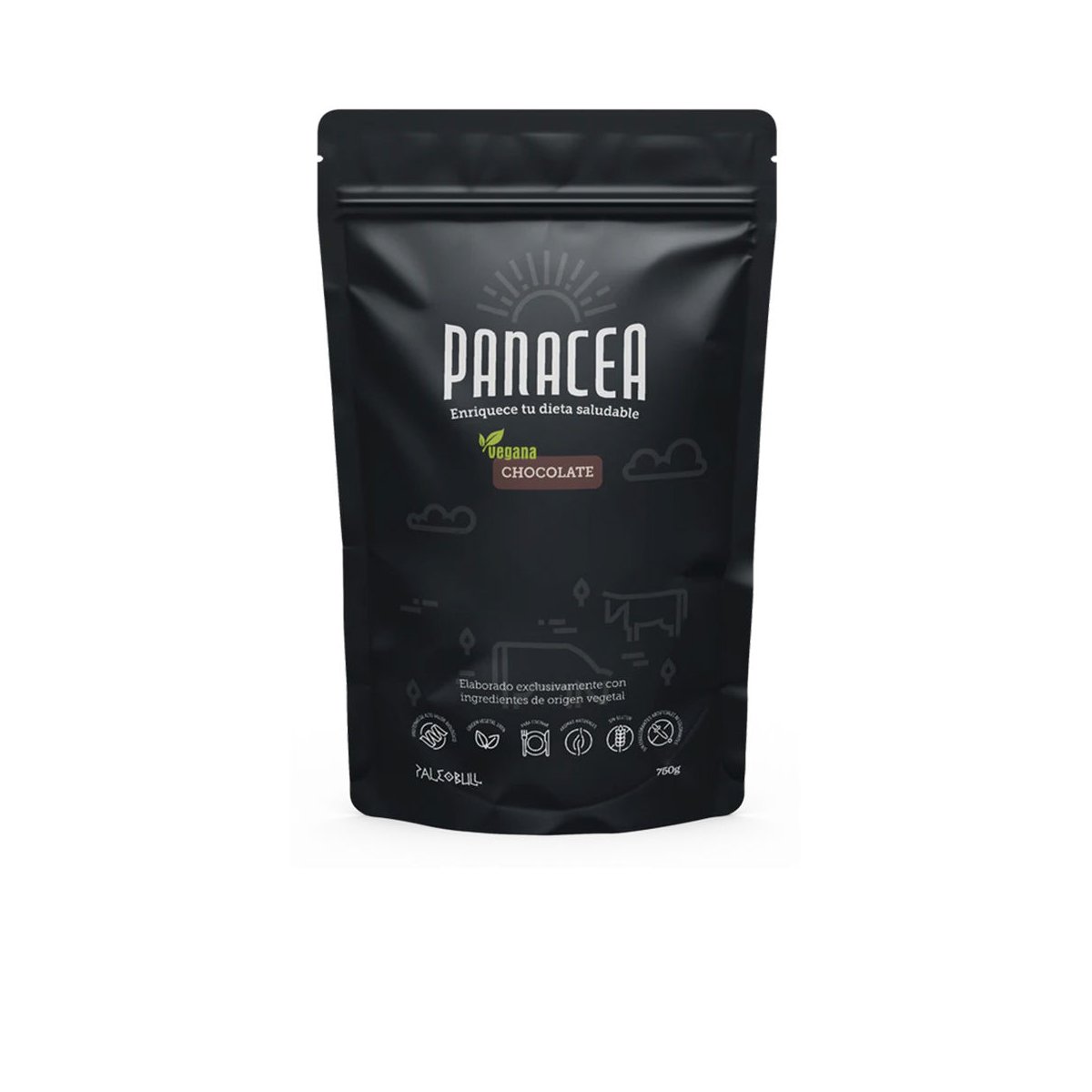 Panacea proteína vegana chocolate 750 gr