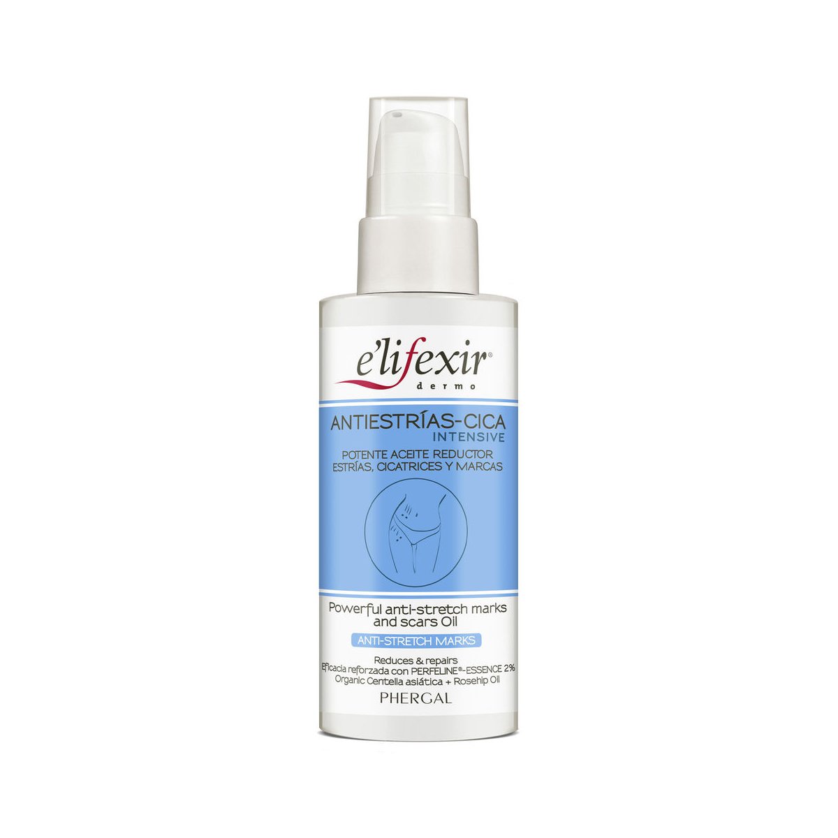 Antiestrías Cica Intensive aceite reductor estrías y cicatrices 100 ml