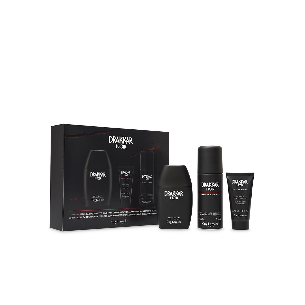 Drakkar Noir Estuche 3 pz