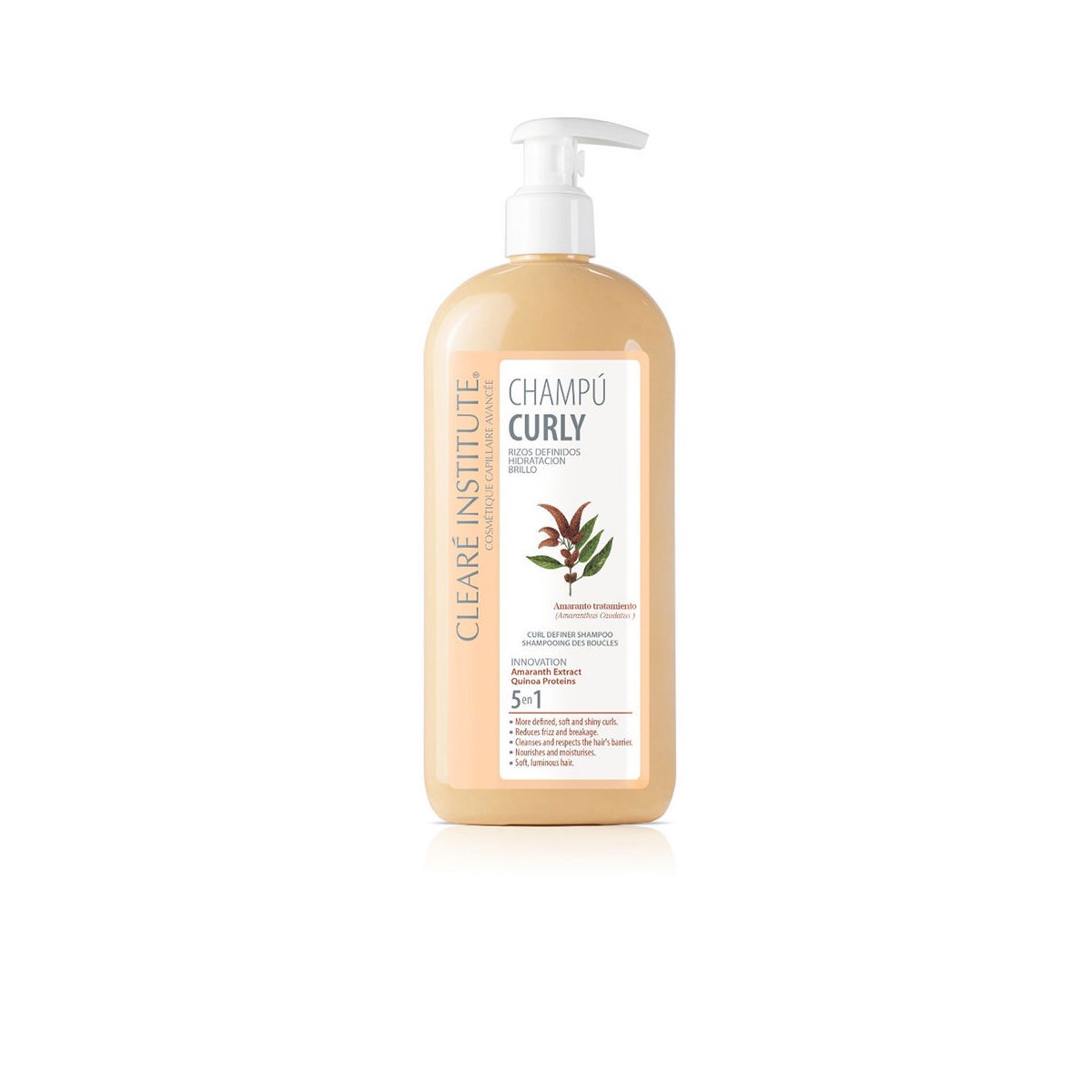 Champú Curly rizos definidos hidratación brillo 400 ml