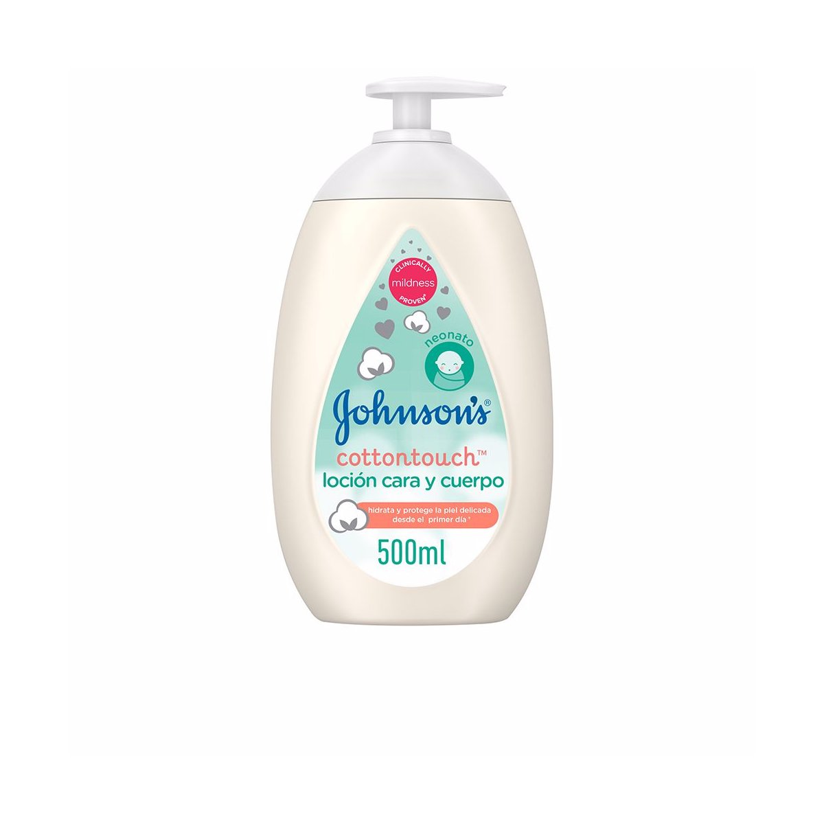 Baby loción cottontouch cara y cuerpo 500 ml