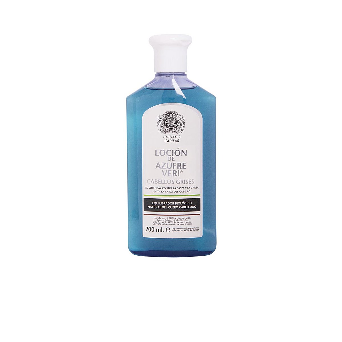 Azufre Veri loción equilibrante cabello gris 200 ml