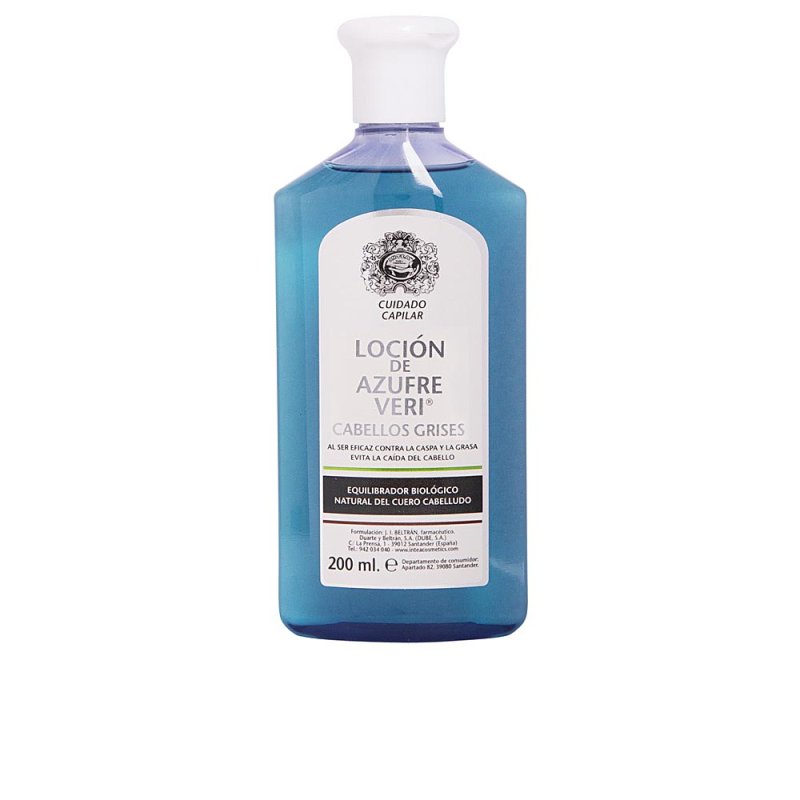 Azufre Veri loción equilibrante cabello gris 200 ml