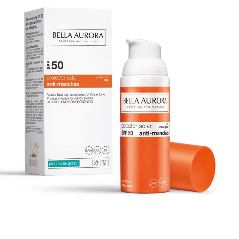 Bella Aurora Solar gel anti-manchas mixta/grasa Spf50 50 ml