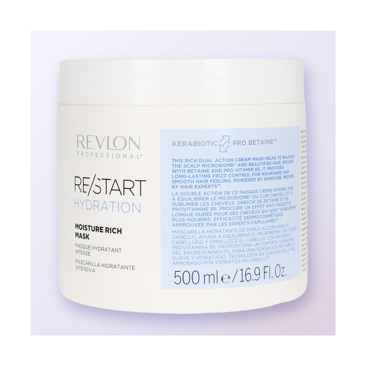 Re-Start hydratation rich mask 500 ml