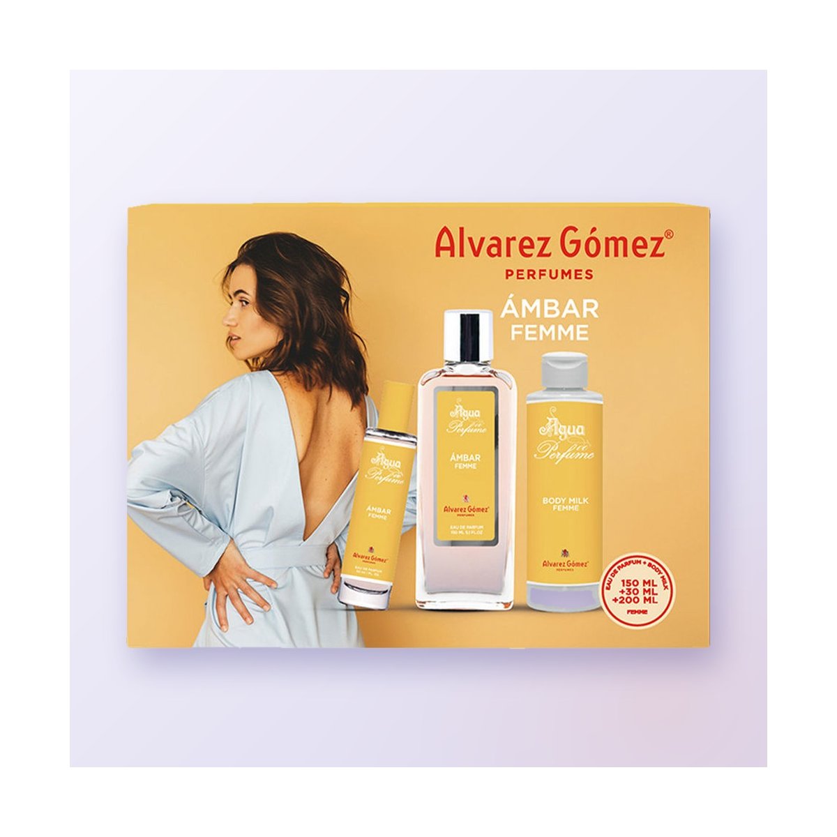 Ámbar Femme Estuche 3 pz