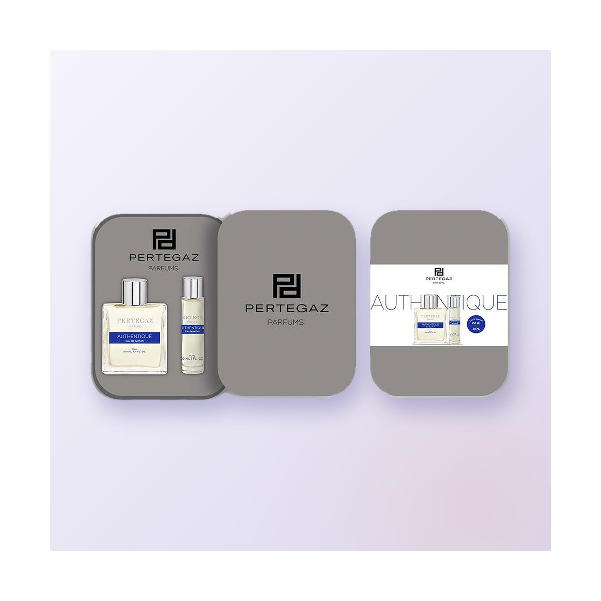 Authentique Estuche 2 pz